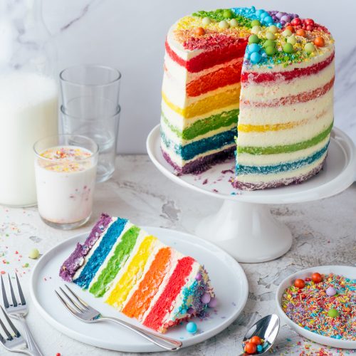 Rainbow Cake | Regenbogentorte | Coming-Out Kuchen